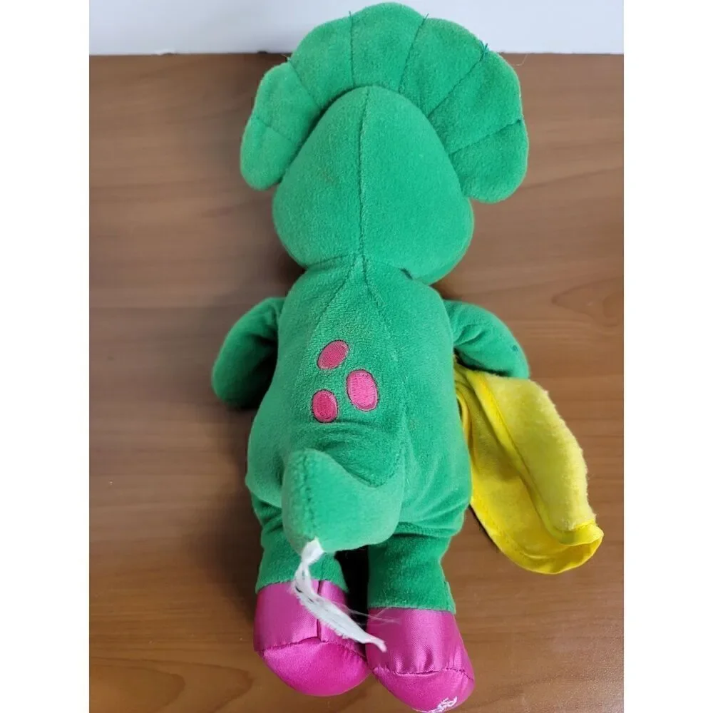Vintage 1990s Baby Bop Green Plush Barney #A9